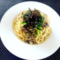 kiki☆cafe's cooksnap of when they made いわし缶の和風スパ.