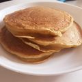 もつすん's cooksnap of when they made 【HM、牛乳不使用】おとうふホットケーキ.