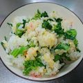 マリィの母's cooksnap of when they made 菜の花ご飯.
