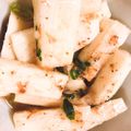 ☆ちゅうたん☆'s cooksnap of when they made 簡単ヘルシー！長芋とオクラの梅サラダ.