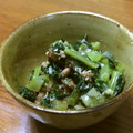 おはなすき's cooksnap of when they made 簡単♡かぶの葉とツナを炒めたやつ納豆♡.