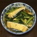 jmh01's cooksnap of when they made めんつゆで＊小松菜と油揚げの煮浸し.