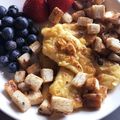 クック0P3D9K☆'s cooksnap of when they made フレンチトーストとパンの耳ラスク♡.