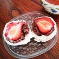 よりぴ＊'s cooksnap of when they made イチゴの生チョコ大福.
