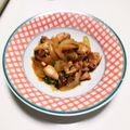 オリオバナ's cooksnap of when they made 照り焼き風　とり玉ねぎ炒め.