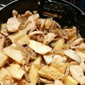 cocorotto's cooksnap of when they made 夕弁当♪鶏むね肉こんにゃく筍の味噌炒め.