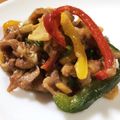 m＆まりぃ's cooksnap of when they made 青椒肉絲（豚肉とピーマンの細切り炒め）.