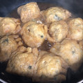 シロス５５'s cooksnap of when they made 簡単！蒸大豆と春雨で油揚げの巾着煮♪.