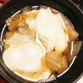 うさくま☆'s cooksnap of when they made ♪白菜と油揚げの巣ごもり卵♪.