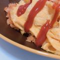 81♡'s cooksnap of when they made 簡単男のオムライス.