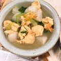 クック7R8W5R☆'s cooksnap of when they made No2154桜エビ鶏団子と蕪.