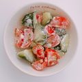 naccc's cooksnap of when they made きゅうりとトマトのチーズサラダ♪.