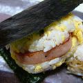 ジョンリークッカー's cooksnap of when they made 沖縄大好き♥ スパムと卵の ❀おむすび❀.