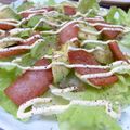 ジョンリークッカー's cooksnap of when they made レタス・アボカド・アンチョビのサラダ.