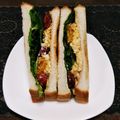 club115's cooksnap of when they made カフェみたいな★卵とトマトのサンドイッチ.