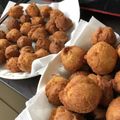 海さんママ's cooksnap of when they made 【HM】黒糖サーターアンダギー.