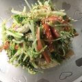 momonaomam's cooksnap of when they made カニカマと水菜の簡単サラダ.