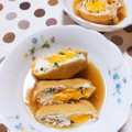 ﾁｲﾁｬﾝﾏﾏ's cooksnap of when they made 鶏挽肉と卵の餡かけ巾着♡.
