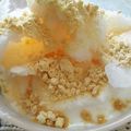 ねこはがき's cooksnap of when they made バニラアイスヨーグルト。。きなことココア.