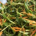 クックREAMQ5☆'s cooksnap of when they made 豆苗のつまみ菜と人参のサラダ.