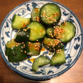 クック★ごまだんご☆'s cooksnap of when they made きゅうりの即席中華風漬け物.
