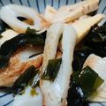 桔梗の芽's cooksnap of when they made 若.竹.竹. めんつゆ炒め.
