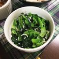 ププぞう's cooksnap of when they made 小松菜ナムル❤しらす海苔で鉄分カルシウム.
