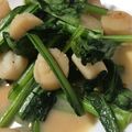 しゅんのいちごまま's cooksnap of when they made シャキシャキ小松菜とほたてのソテー.