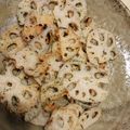 クックUX6JJF☆'s cooksnap of when they made ガーリックのり塩の揚げレンコン.