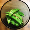 よっぴぃぴぃ's cooksnap of when they made 止まらない！スナップエンドウのナムル.