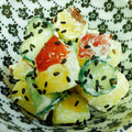 ÿuuka☆212's cooksnap of when they made ★さつま芋ときゅうりのごまごまサラダ★.