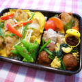 runa10's cooksnap of when they made ﾐｰﾄﾎﾞｰﾙ&ほうれん草炒め.