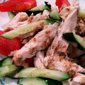 クック105KEH☆'s cooksnap of when they made レンジで簡単♪二種のタレで☆棒々鶏.