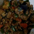 フミココ's cooksnap of when they made ひき肉とナス、長ネギの味噌炒め.