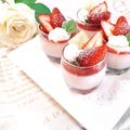 ＊naｰno＊'s cooksnap of when they made なめらか！苺の桃色プリン♡.