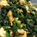 geullaha's cooksnap of when they made 作り置き＊ほうれん草と炒り卵のゴマ和え.