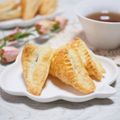 mkiwnr178's cooksnap of when they made 簡単すぎる♡三角チョコパイ.