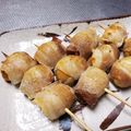 ぷいうさ's cooksnap of when they made おつまみに♪うずら卵の豚バラ巻き串♪.