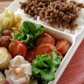 キャシーキャサリン's cooksnap of when they made 焼き肉のタレで牛豚そぼろ(お握りの具).