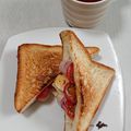＊ｃｌｏｖｅｒ＊'s cooksnap of when they made お好きな具で☆ポケットトーストサンド♪.