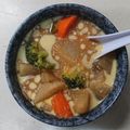 クックパパット's cooksnap of when they made 圧力鍋で♪ごろごろ大根味噌バタースープ.