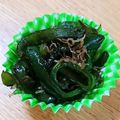 keikogu's cooksnap of when they made 弁当のおかずに！ピーマンのじゃこ炒め.