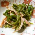 たなぴー's cooksnap of when they made ピーマンとハムの味噌炒め.