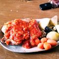 ふくちゃん145's cooksnap of when they made 鶏もも焼き☆たっぷり玉ねぎトマトソース☆.