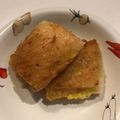 ラクラクダ's cooksnap of when they made クリームコロッケ♡衣はサンド食パン.
