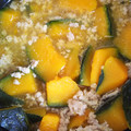 シンシン430's cooksnap of when they made 白だしで♪かぼちゃのそぼろ煮.
