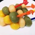 Ri☆o's cooksnap of when they made 春色三色団子.