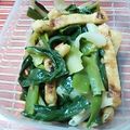 ＴＯＭＯＷＡＴ's cooksnap of when they made わけぎのぬた☆あぶりうす揚げ入り♪.