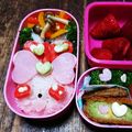 なりあ｡'s cooksnap of when they made ドキドキプリキュア！シャルル☆キャラ弁.
