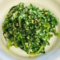noufumama's cooksnap of when they made ＊春菊のた〜っぷり胡麻和え＊.